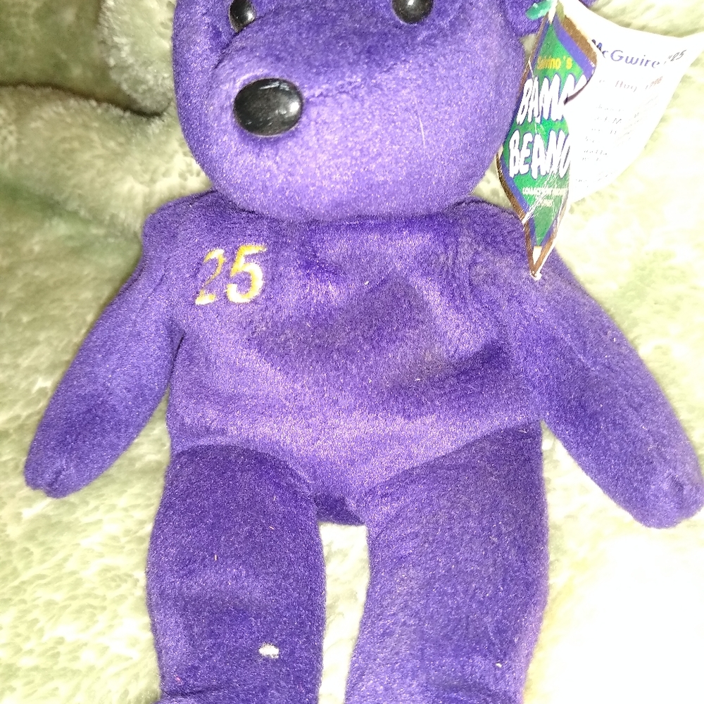 Beanie baby baseball